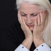 Afraid Of Your Spouse Dying First? Open this… A sad old lady.