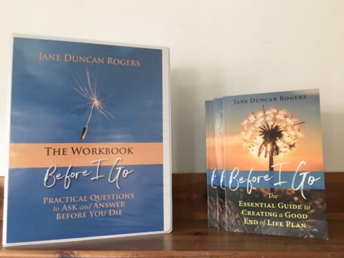 End of Life Planning workbook and book bundle